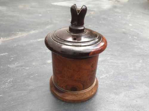 Antique Lignum Vitae String Box