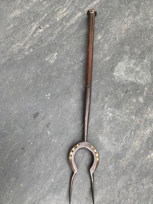 An Early 19th Century Toasting Fork - Horse Shoe