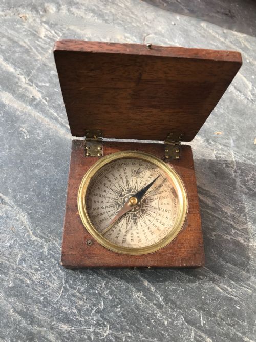 Antique Explorers Compass - Named Edward Penman, London