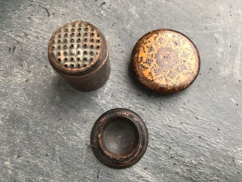 An Antique Nutmeg Grater - Tunbridge Ware