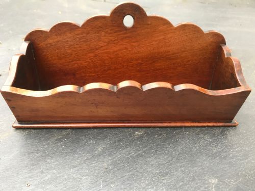 A Georgian Mahogany Candle/taper Box
