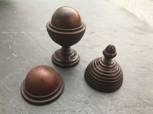 Antique Treen Magic Trick - Disappearing Ball