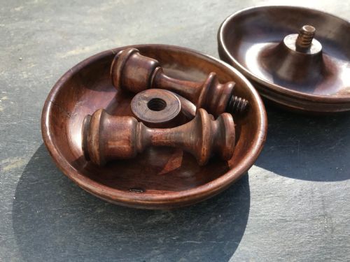 fig 1. Antique Treen Brighton Buns