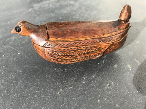 A 19th Century Folk Art Snuff Box - Bird