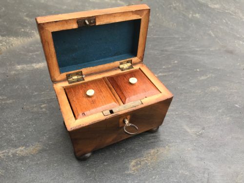 Antique Georgian Mini Tea Caddy