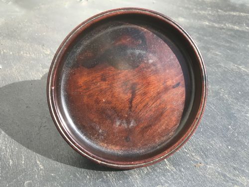 A Georgian Mahogany Wine Coaster