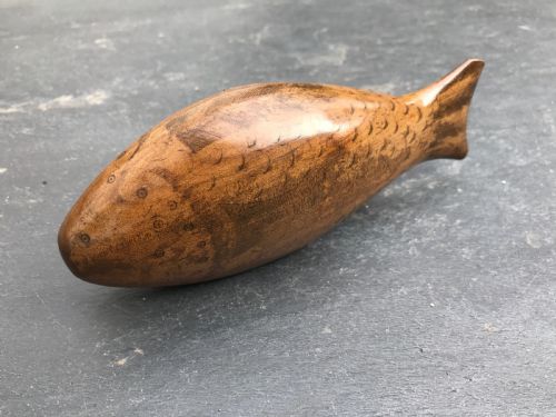 Antique Table Snuff Box - Fish