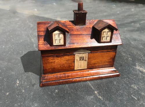 Antique Writing Box - House Shape