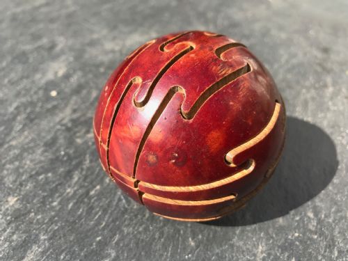 Antique Treen Chinese Globe Puzzle