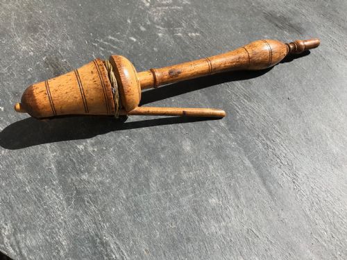 Antique Treen Teachers Clicker