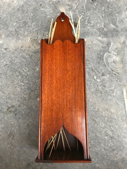 An Unusual Antique Rushlight Box
