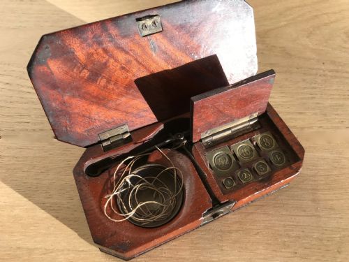 A Rare Set of Diamond Scales with Full Set of Carat Weights - Treen
