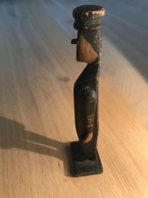 Antique Painted Station Master - Treen