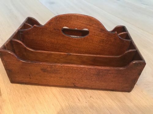 An Antique Desk Tidy - Original Trade Label