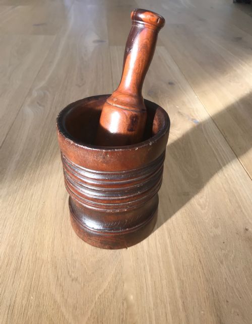 An 18th Century Pestle & Mortar -Treen