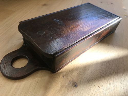 Antique 18th Century Oak Tinder Box - Treen