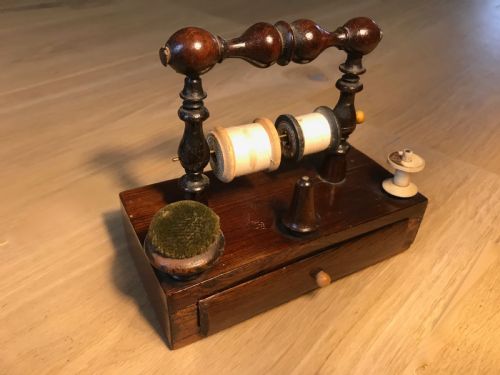 Antique Rosewood Sewing Companion