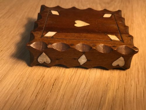 Antique Yew Wood Snuff Box