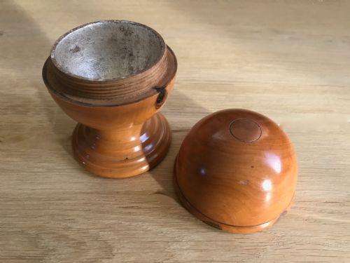 Antique Treen Pill Silverer