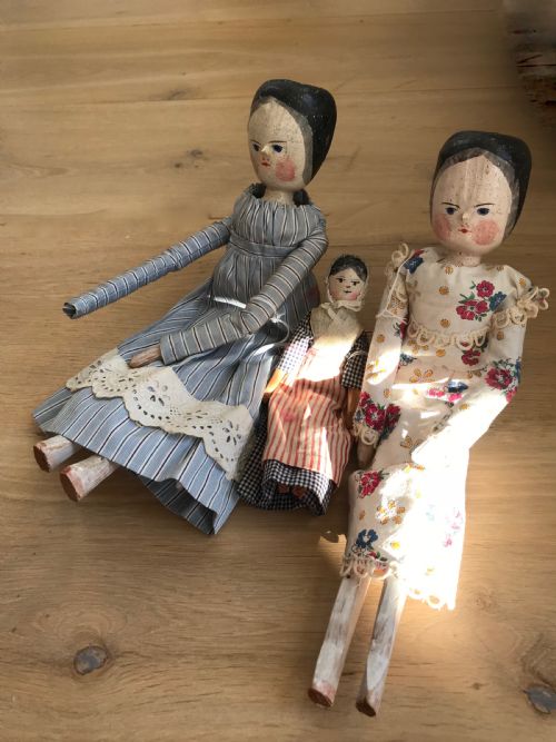 Antique Wooden Doll