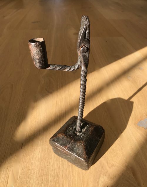 A Small Late 18th Century Devon Rushlight