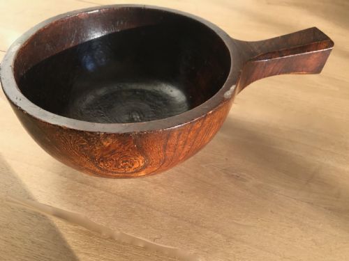 Antique Elm Beer Scoop - Large Size