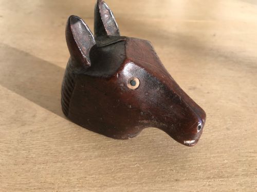 An Antique Snuff Box - Horse's Head, Dated 1809