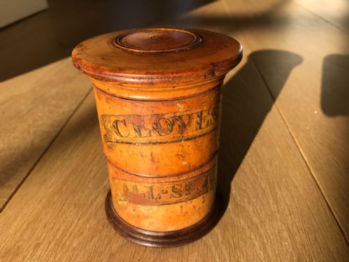 Antique Spice Tower- Treen
