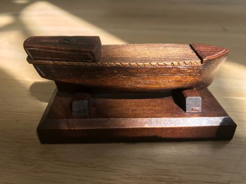 Antique Snuff Box - Ships Hull