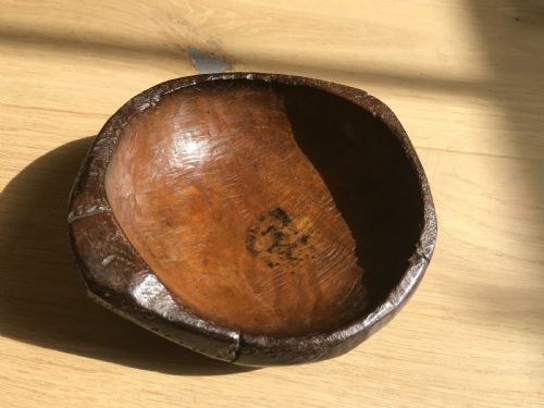 A Small Primitive 18th Century Treen Bowl