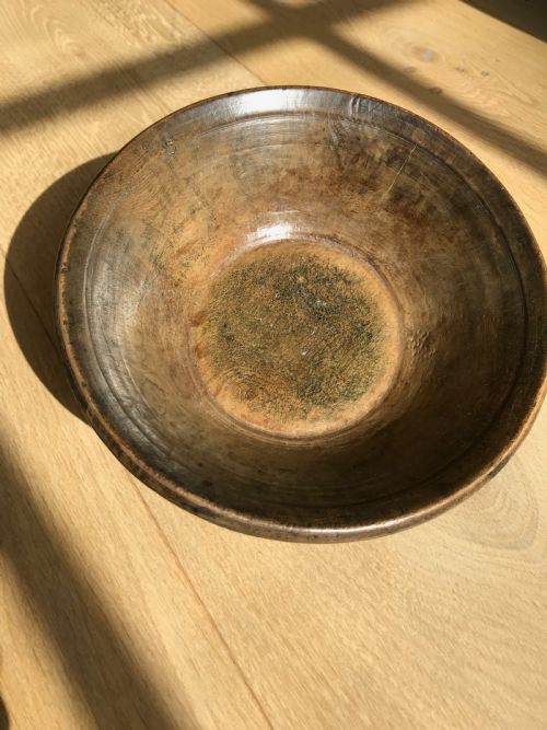 Antique Sycamore Bowl - Treen