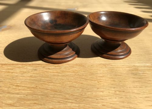 18th Century Pair of Salts - Treen