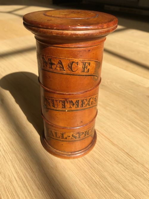 Antique Spice Box / Tower - Three Tier, Treen
