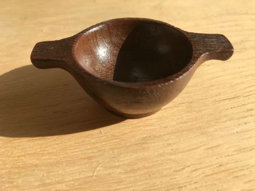 Antique Treen Scottish Quaich - Allan Ramsay's House