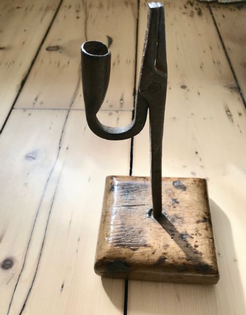 Antique Welsh Rushlight  with Provenance