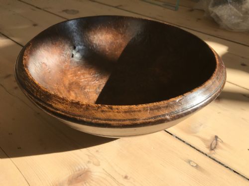 Antique Treen Sycamore Bowl