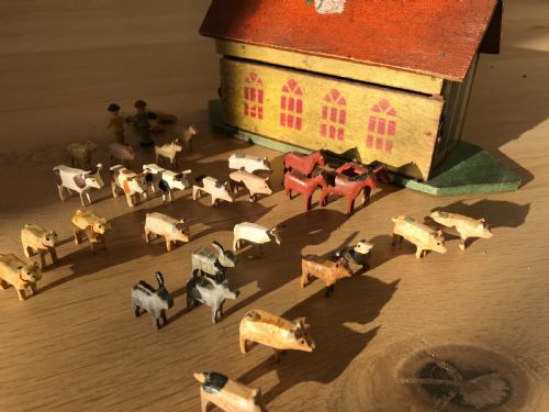 Antique Folk Art Noah's Ark