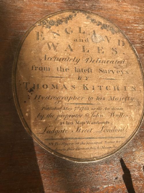 fig 3. An Unusual Georgian Dissected Puzzle Boxed - dated 7th May 1783