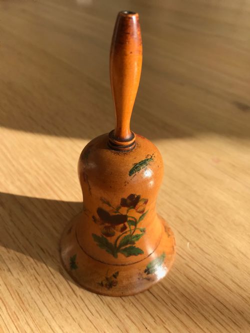 Antique Needlecase - Bell Shaped- Treen