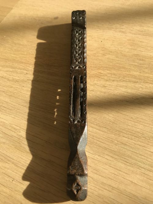 Antique Treen Knitting Sheath - 1807