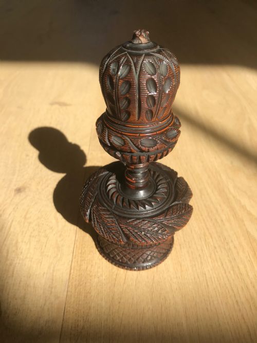 Antique Treen Table Nutmeg Grater