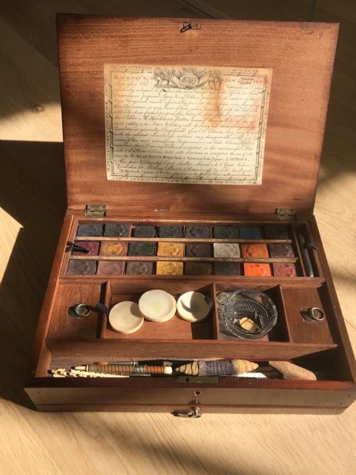 An Artist Paint Box -Full of Paints and Accessories