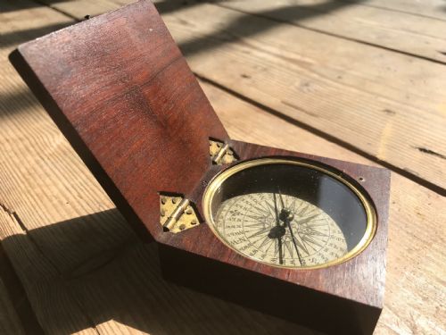 Antique Explorer's Compass - Treen
