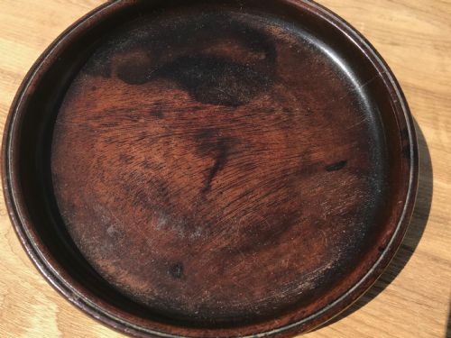 A Georgian Mahogany Wine Bottle Coaster - Treen