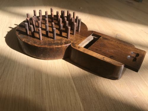 Antique Peg Solitaire Board
