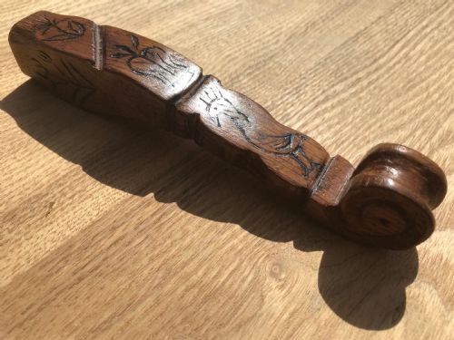 Antique Treen Durham Knitting Sheath