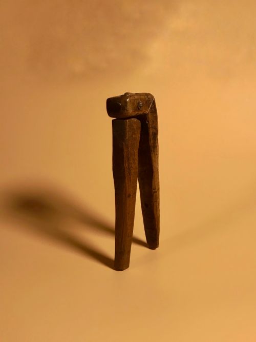 An English Antique Treen Lever Nutcracker - 18th Century