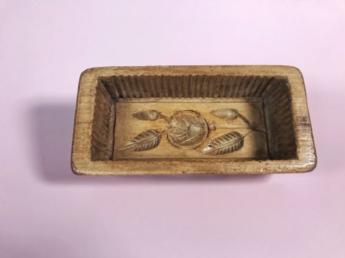 Antique Sycamore Flummery Mould - Treen