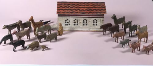 fig 5. Antique Noah's Ark & Animals