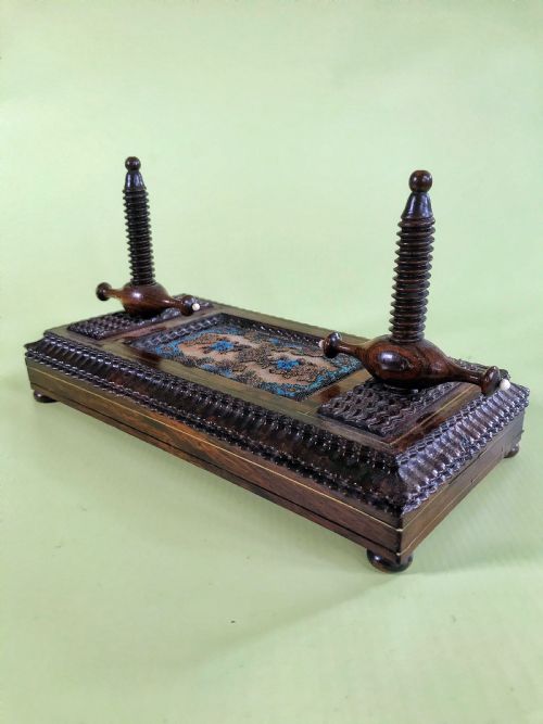 Antique Rosewood Card or Flower Press